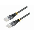 thumbnail image 2 of StarTech 3' Black RJ-45 to RJ-45 Male/Male Molded Cat5e UTP Patch Cable M45PATCH3BK, 2 of 4