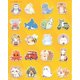 thumbnail image 3 of Paquete de pegatinas AOWDIAO Whimsical Kids' Animal, 100 unidades, de vinilo, 3 of 7