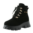 thumbnail image 1 of B91xZ Bottes pour Femmes Imperméables à Enfiler, Noir 8.5, 1 of 5
