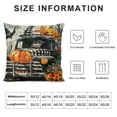 thumbnail image 5 of SHANXI Halloween Pillow Cover Bow Pumpkin Decoration Holiday Farmhouse Pillow Case Decor for Home Sofa Couch 24x24in, 5 of 5