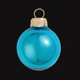 thumbnail image 2 of Whitehurst Shiny Finish Glass Christmas Ball Ornament - 7" (180mm) - Teal Blue, 2 of 4