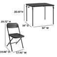thumbnail image 2 of Ensemble de table et chaises pliantes Mainstays, 2 of 10