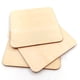 thumbnail image 3 of Cuadrados de madera Piezas de madera Hojas de madera contrachapada cuadradas en blanco Decoraciones de Año Nuevo Adornos de Navidad con esquinas redondeadas Inevent HA012174-00, 3 of 7