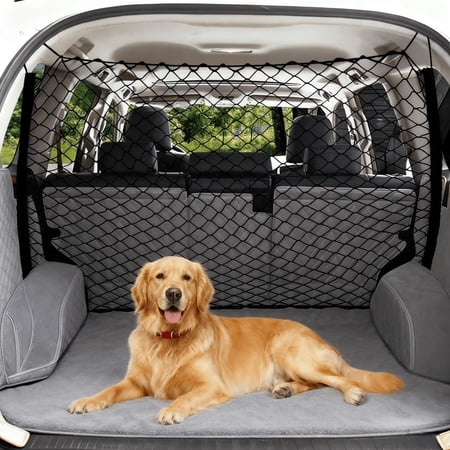 Pet Dog Car Barrier for Suv Car Net for Dogs Gate Gate for Car (47in X 27in)