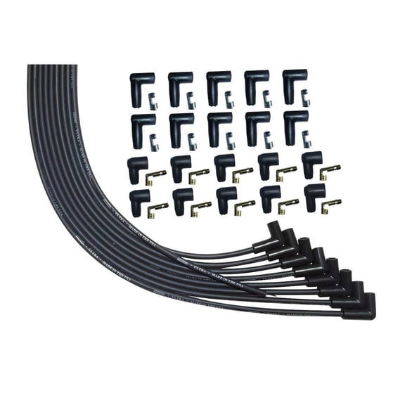 Moroso Ultra Plug Wire Set Universal V8 Black
