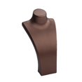 thumbnail image 4 of Expositor de busto para collares, soporte de maniquí para collares, elegante estante de almacenamiento, organizador de joyas de cuero sintético para 14 cm x 7 cm x 27 cm, 4 of 10