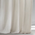 thumbnail image 5 of Coconut Cream Belgian Heavy Faux Linen Curtain (1 Panel), 50W X 84L, 5 of 8