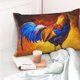 thumbnail image 4 of Fotbe Colorful Rooster Funda de Almohada Decorativa Estilo Occidental, Lujo en Algodón, Fundas para Almohadas King, Cojín Estampado para Decoración del Hogar-16"x24", 4 of 6