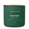 thumbnail image 5 of Colonial Candle Pop of Color Winter Woods Jar Candle, 3 Wick, 14.5 oz, 80 Hours Burn, Woody & Earthy, 5 of 6