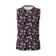 thumbnail image 6 of Lsque Daisies Flowers Print Men's Cotton Blend Sleeveless Muscle Shirts (S-3XL)- Moisture Wicking, Odor Protection, UPF 30+,Large, 6 of 8