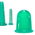 thumbnail image 2 of Mini taza ventosa de vacío tazas de masaje conjuntos de ventosas faciales para el cuerpo y la cara, relajación, Anti-envejecimiento, Anti-celulitis - Verde (4 juegos) Zulema Aspiración de silicona al vacío, 2 of 6