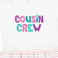 thumbnail image 4 of Inktastic Cousin Crew Cute Family Girls Toddler Dress, 4 of 5