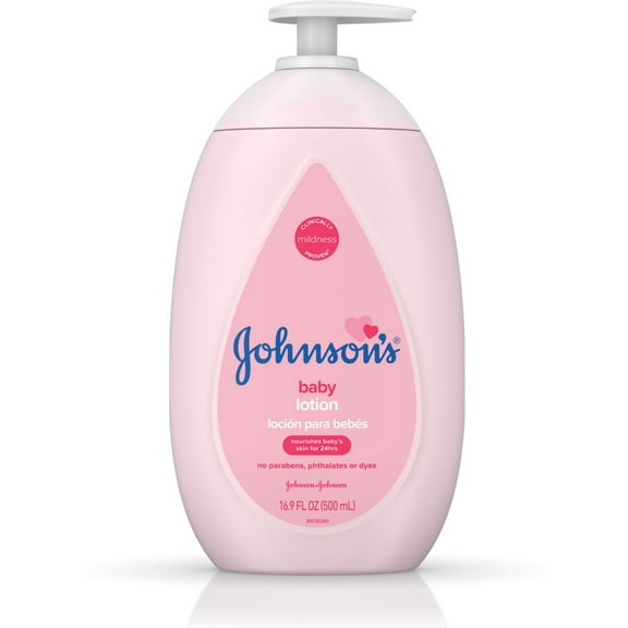 JOHNSON'S Moisturizing Baby Lotion with Coconut Oil, Hypoallergenic 16.90 oz