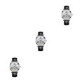 thumbnail image 4 of Qarigey Reloj mecánico para hombre con estilo, correa de cuero analógica Vintage, reloj de de negocios ajustable, tipo de regalo de Type1 NO1, 4 of 6