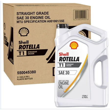 (9 Pack) Shell Rotella T4 HD30 Diesel Motor Oil, 1