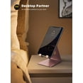 thumbnail image 4 of 1pc Acrylic Cell Phone Stand, Portable Phone Holder, Clear Phone Stand For Desk, Compatible With Android & Iphone, Tablets, Desk Accessories, Suitable, 4 of 4