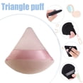 thumbnail image 3 of 6 Pieces Powder Puff Face Makeup Soft Triangle Powder Puffs - for Loose Powder Mineral Powder Body Powder Foundation Sponge Makeup Tool - light pink, 3 of 5