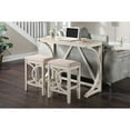 thumbnail image 2 of New Classic Furniture Bella Wood Counter Sofa Table w/ 2 Stools -Beige Brown, 2 of 11