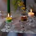 thumbnail image 4 of Juego de 4 portavelas DEYBBY de cristal transparente, 4 of 7
