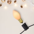 thumbnail image 2 of Northlight C7 Opaque Christmas Replacement Bulbs - White - 4ct, 2 of 9