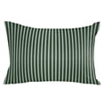 thumbnail image 2 of Geometric Green Throw Pillow Cover, Modern Minimalism Art Striped Rectangle Decorative Pillow Case Protector Soft Cushion Cover Lumbar Pillowcase for Couch Sofa Bedroom Car Chair Decor 12x20 Inch, 2 of 8