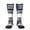 2 Black-2, variant on Women's Knee High Socks Thin Blue Line Flag America Outdoor Casual Tube Socks