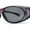 Flower - Black, variant on Womens Glare Blocking Polarized Lens 60mm Fit Over Oval Sunglasses Red - Black