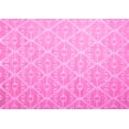 thumbnail image 1 of Ahgly Company Indoor Rectangle Abstract Pink Contemporary Area Rugs, 4' x 6', 1 of 4
