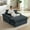 Dark Gray, variant on Leumius 70 Inch Oversized Chaise Lounge Chair Indoor,Deep Seat Upholstered Boneless Sofa Bed,Sleeper Couch Reading Chairs, Cloud Sofas Couches for Living Room, No Assembly Required,Black
