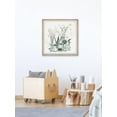 thumbnail image 4 of Marmont Hill Clear Glass Plants II Framed Painting Print-Size:18" x 18", 4 of 6