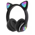 thumbnail image 1 of Audífonos Inalámbricos Cat Ear Bluetooth Luz RGB Negro Yasuhisa EJ-0141, 1 of 5