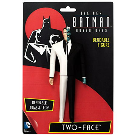 Batman Animated Series Two Face Bendable Figure, 5 Inches Tall By DC