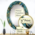 thumbnail image 3 of DESIGN ART Designart 'Luxury Brand Design II' Printed Fashion Wall Mirror 24in.x36in., 3 of 5