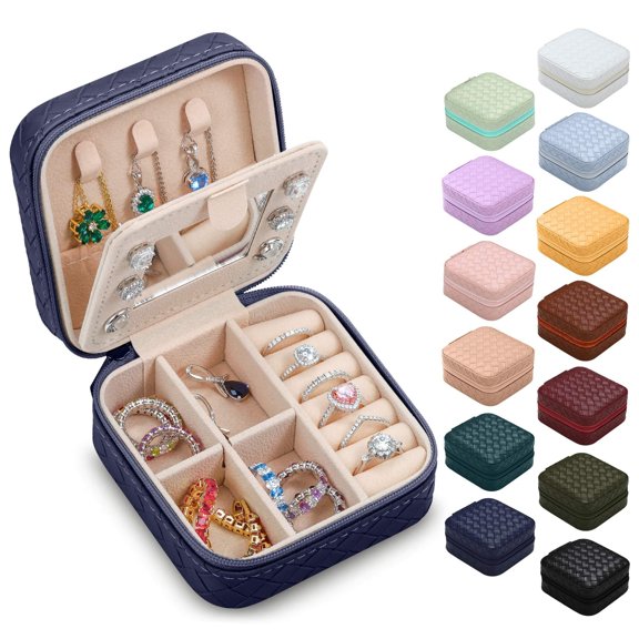 Parima Travel Jewelry Case Jewelry Box, Jewelry Holder Organizer, Gifts for Friends, Easter Gifts, Birthday Gifts, Sturdy Jewelry Box for Women Girls Gifts