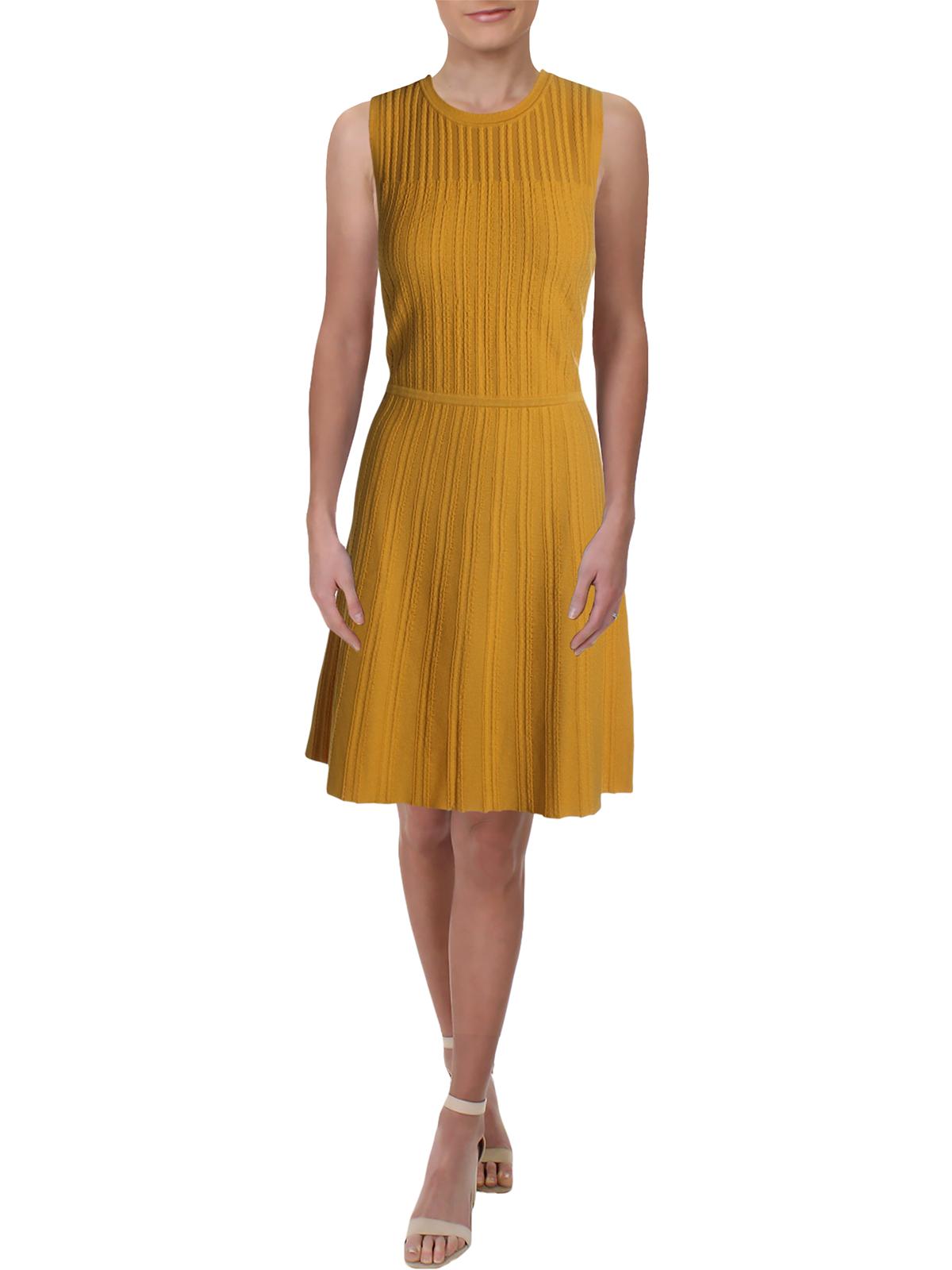 anne klein yellow dress