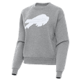 thumbnail image 2 of Women's Antigua Heather Gray Buffalo Bills Victory Pullover Sweatshirt, 2 of 3