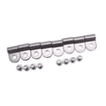 thumbnail image 2 of Colaxi 16 Pieces Brake Line Clip Set 3/16" High Reliability Auto Accessory Polished, 2 of 8
