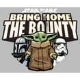 thumbnail image 2 of Men's Star Wars: The Mandalorian Grogu and Company Graphic Tee Silver Large, 2 of 4