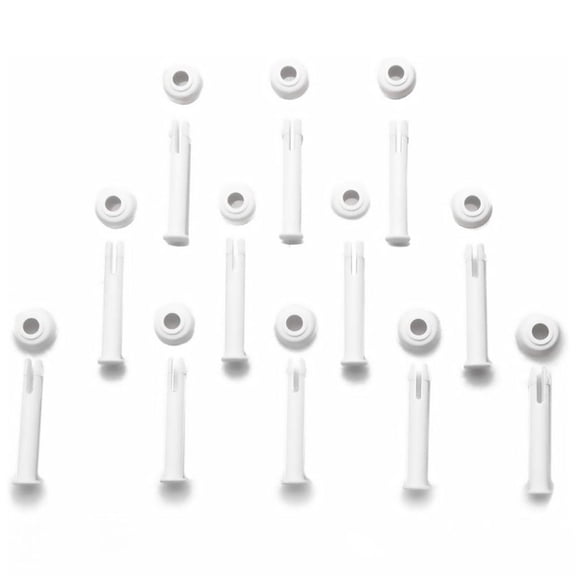 TABLZONE White Plastic Pool Joint Pins for Swimming Pool Frame Tubing, 24 Pieces Replacement Parts