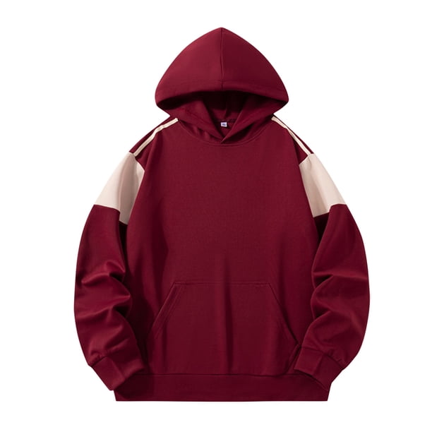Puntoco Suéter De Manga Larga Con Capucha Y Cuello Redondo De Talla Grande Para Amantes Del Tiempo Libre De Otoño E Invierno Para Hombres