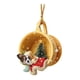 thumbnail image 5 of Adorno colgante de perro navideño, figura de perro navideña con sombreros, interior del coche Estilo C, 5 of 9