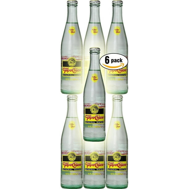 Topo Chico Mineral Water, 12oz Glass Bottle (Pack of 6, Total of 72 Fl