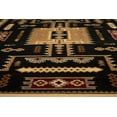 thumbnail image 4 of Designer Home Regal Area Rug 750-01870 Coltan Black Diamonds Lines 1' 11" x 7' 2" Rectangle, 4 of 4
