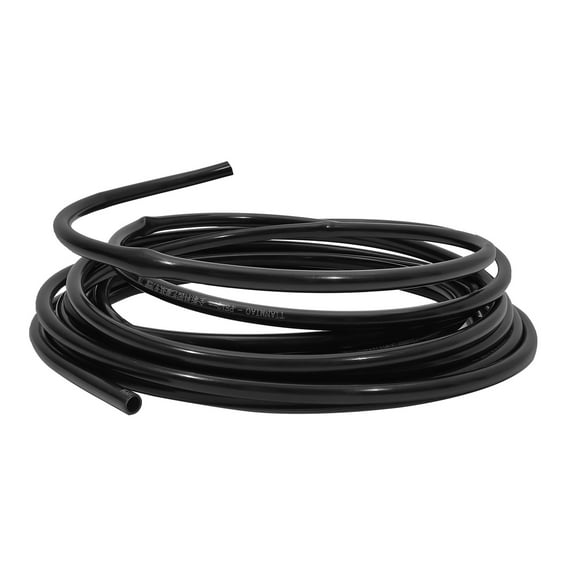 DRAFIDEEP Black PE Garden Irrigation Hose Roll for Lawn Watering System, Water Pipe for Efficient Outdoor Irrigation