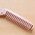 thumbnail image 5 of Travelwant 4Pcs/Set Portable Travel Folding Hair Brush Compact Pocket Hair Comb Double Headed Anti-static Comb, 5 of 7