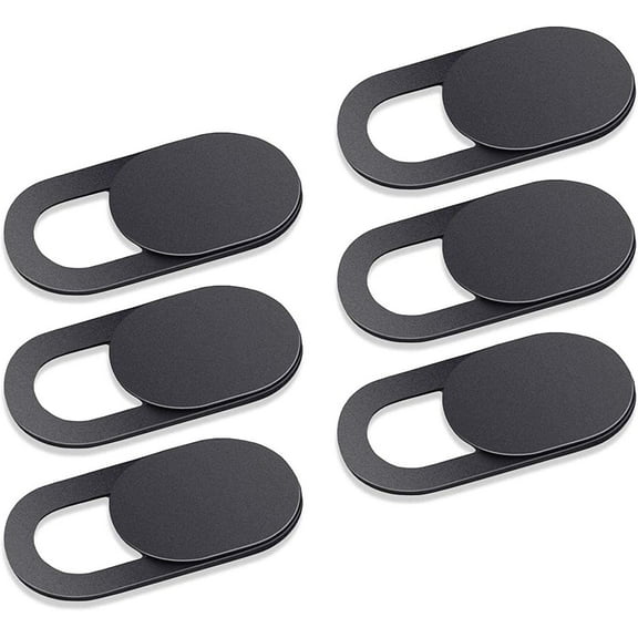Webcam Cover Slide - Web Camera Cover fits Laptop,Tablet,Computer, Smartphone, Protect Your Privacy and Security,Strong Adhesive- 6 Pack