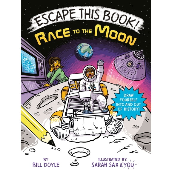 Pre-Owned Escape This Book! Race to the Moon (Hardcover) 0593119258 9780593119259