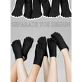 thumbnail image 6 of BlinkLLX 6 Pairs Women Toe Socks Cotton Ankle No Show Low Cut Socks with Toes for Women Men Running Athletic, 6 of 7