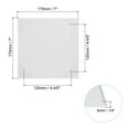 thumbnail image 2 of 5x5 inch(120x120mm) Self-Adhesive Access Panel, ABS Plumbing Access Doors Easy Wall Hole Cover, White, 2 of 6