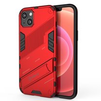 Dteck Slim Case for iPhone 14 with Kickstand, Hybrid Shockproof Rugged Case Hard Cover with Invisible Stand for Apple iPhone 14 6.1 inch 2022, Red